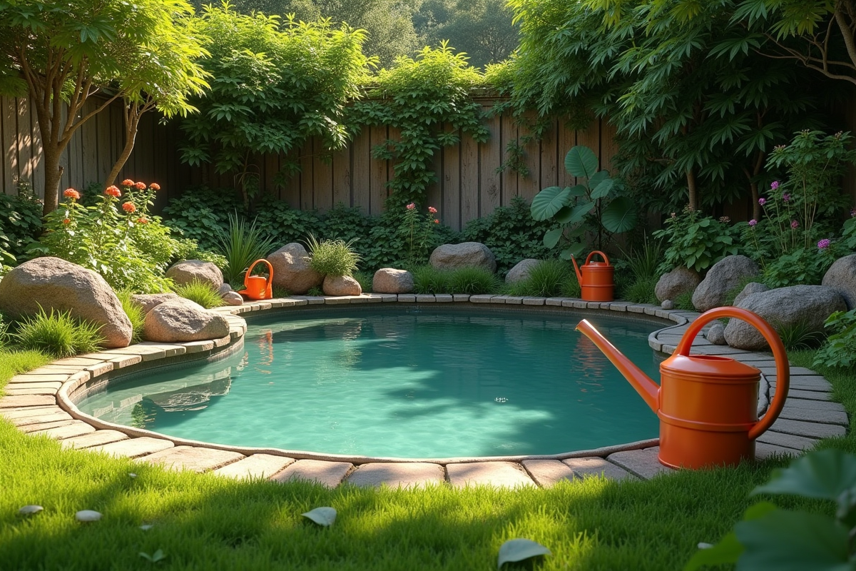 bassin jardin