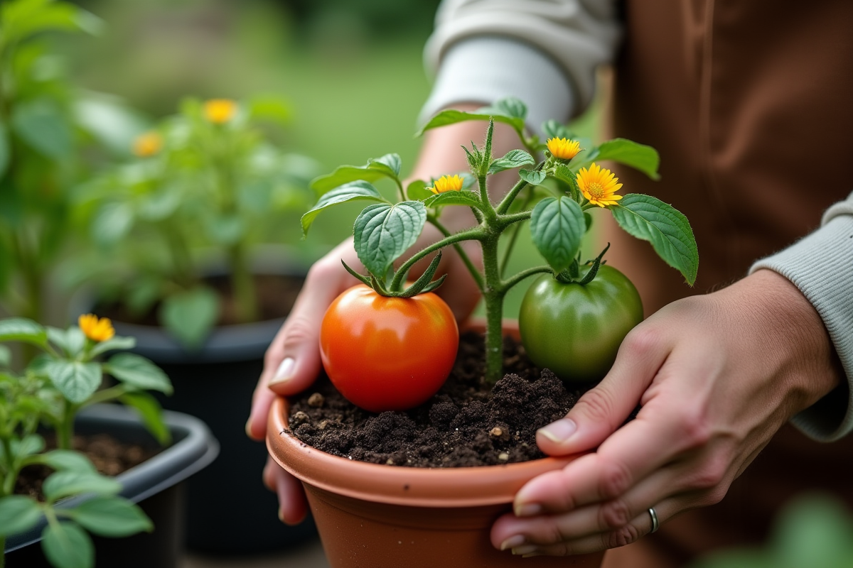 tomates pots