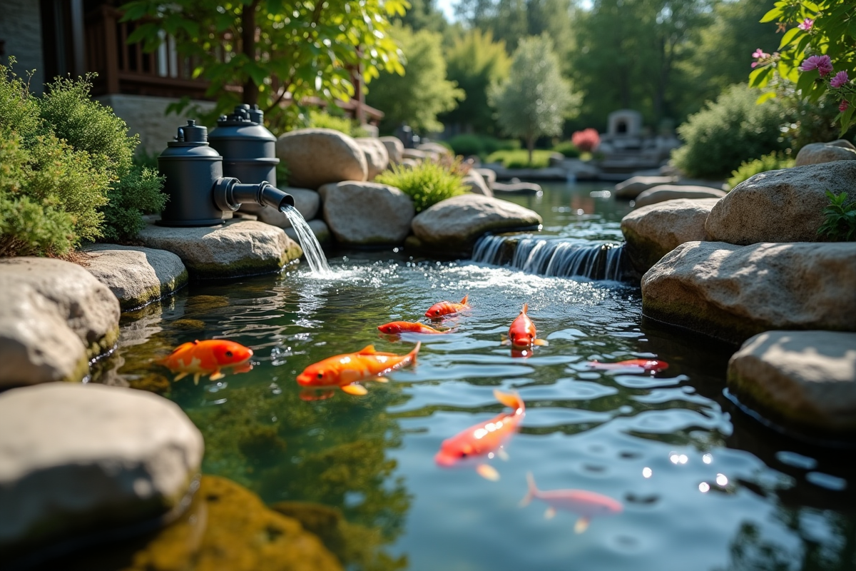 bassin koi