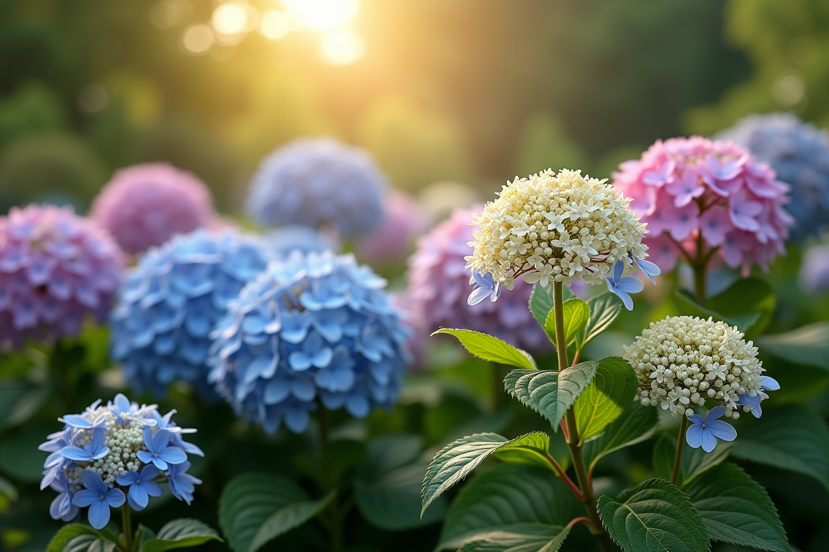 hortensia fleurs
